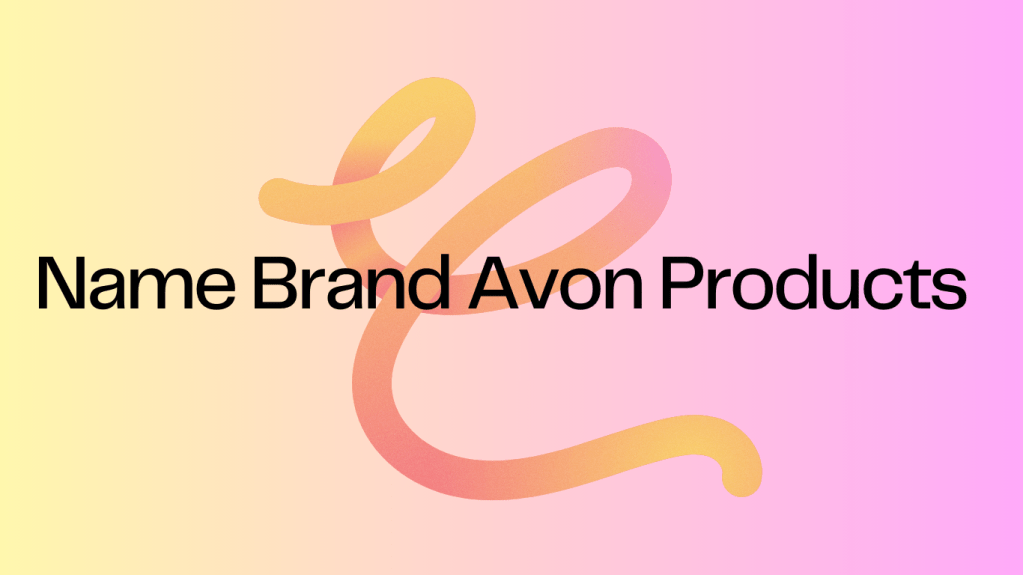 Name Brand Avon Products