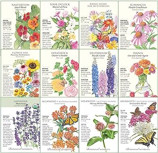 Butterfly Garden and Monarch Way Station" Flower Seed Collection -  -Image; Amazon Garden Essentials Must Haves For Every Gardener https://www.charlenegardiner.com.