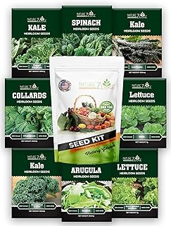 Heirloom Lettuce Mix and Greens Garden Seeds, 8 Varieties, 5300 Seeds,  -Image; Amazon Garden Essentials Must Haves For Every Gardener https://www.charlenegardiner.com 