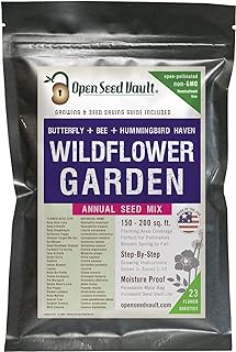 Variety Pack (23) of 64,000 Non GMO Wildflower Seeds   -Image; Amazon Garden Essentials Must Haves For Every Gardener https://www.charlenegardiner.com
