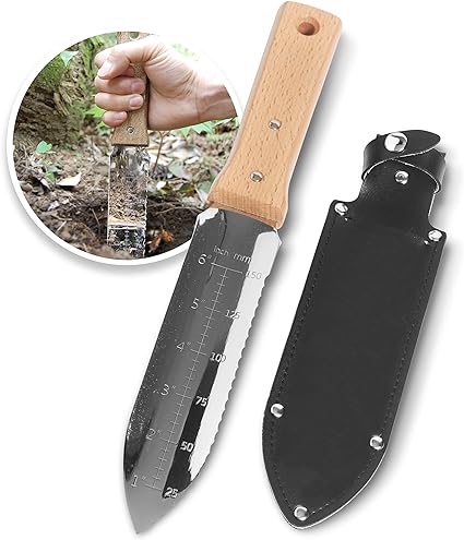 Japanese Stainless Steel Weeding Knife -Image; Amazon Garden Essentials Must Haves For Every Gardener https://www.charlenegardiner.com