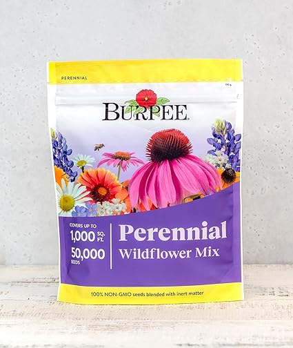 Burpee Wildflower 50,000 Bulk, 1 Bag | 18 Varieties   -Image; Amazon Garden Essentials Must Haves For Every Gardener https://www.charlenegardiner.com