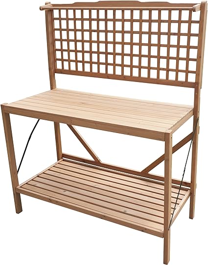 Foldable Potting Bench -Image; Amazon Garden Essentials Must Haves For Every Gardener https://www.charlenegardiner.com