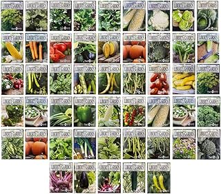 Set of 50 Premium Variety Herbs and Vegetables -  -Image; Amazon Garden Essentials Must Haves For Every Gardener https://www.charlenegardiner.com