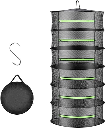  6 Layer Herb Drying Rack Net Mesh -Image; Amazon Garden Essentials Must Haves For Every Gardener https://www.charlenegardiner.com