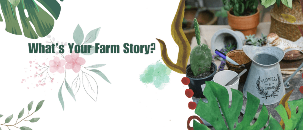 Your Far Story image; What's Your Farm Story? Inspiring Tools For More Productive Small Farms. www.charlenegardiner.com