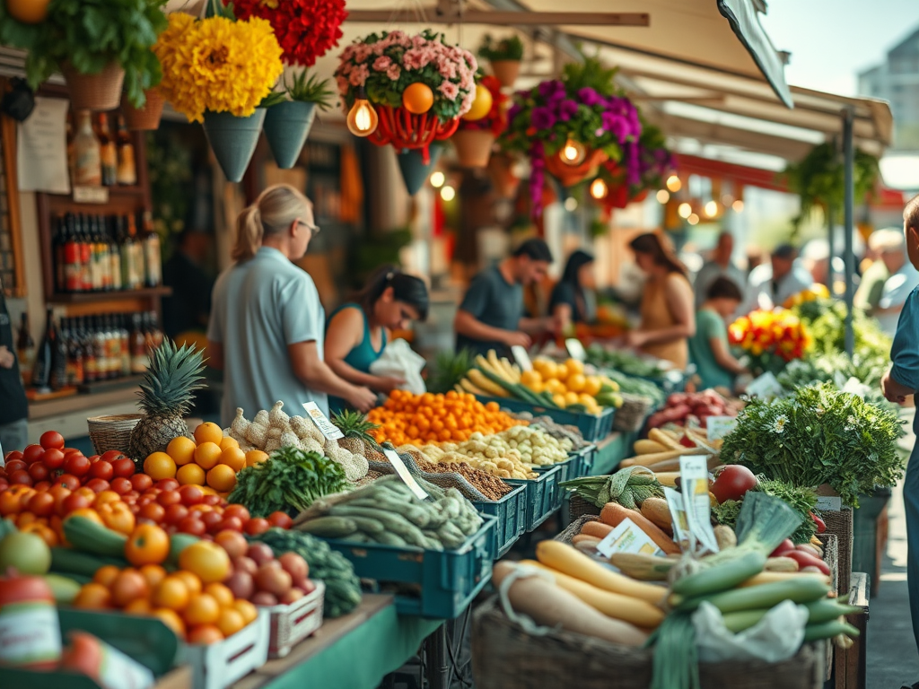 local econoy farmers market