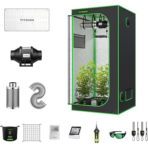 VIVOSUN GIY Smart Grow Tent System 2x2, WiFi-Integrated Grow Tent Kit